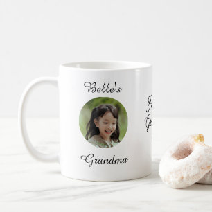 Caneca De Café Simples Minimalista Feliz Vovó Dias de Amor