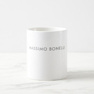 Caneca De Café Simples Moderno Elegante