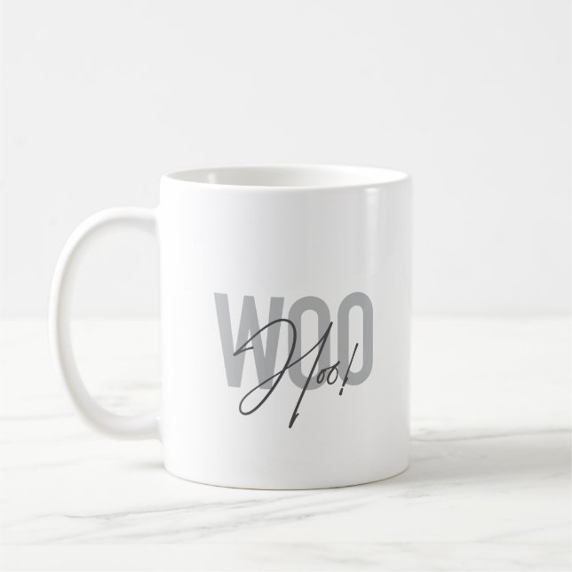 Caneca De Café Simples, moderno, urbano, Trendent design Love Woo (Esquerda)