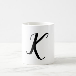 CANECA DE CAFÉ SIMPLES MONOGRAMA MÍNIMO PULSEIRA COM NOME PERSONA