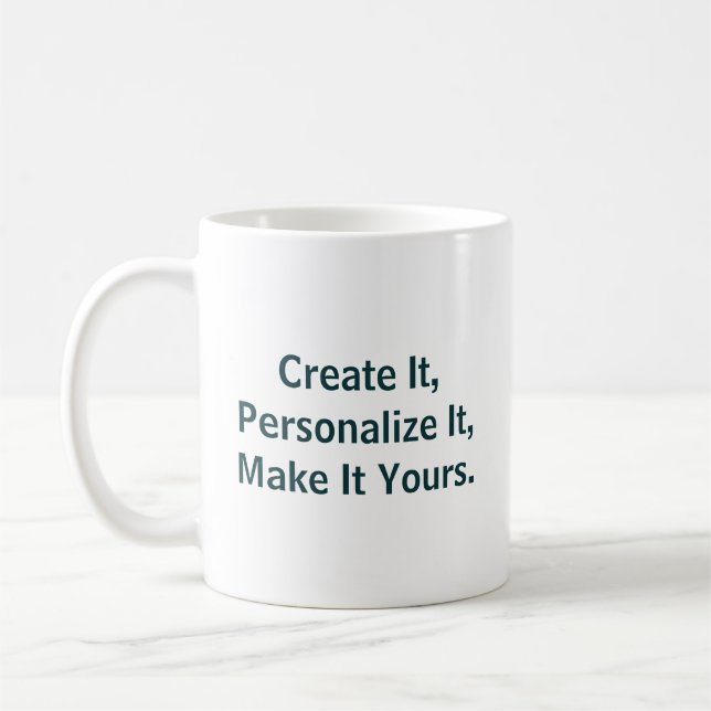 Caneca de Café Simples Profissional 11oz (Esquerda)