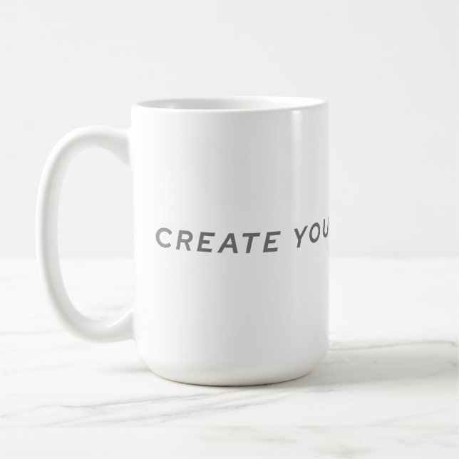 Caneca De Café Simplesmente - Crie o Seu Próprio  (Esquerda)