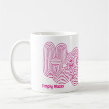 Simplesmente Mazes "Ei" Maze Mug