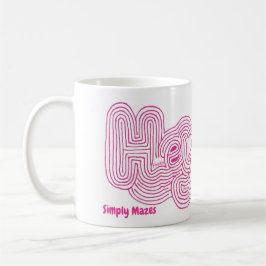 Caneca De Café Simplesmente Mazes "Ei" Maze Mug