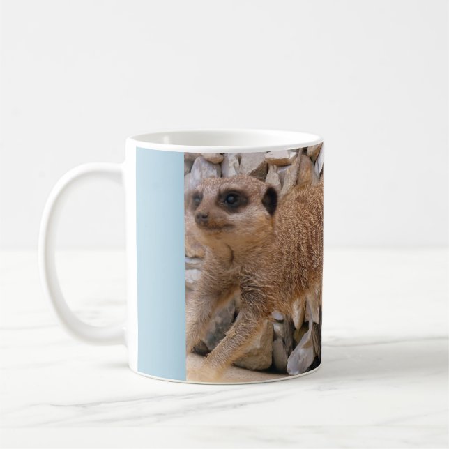 Caneca De Café Simplesmente Meerkats Mug (Esquerda)