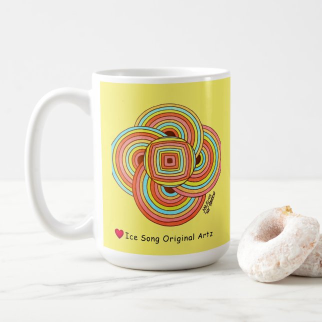 Caneca De Café Simplicidade, nossa verdadeira missão Coffee Mug (Com Donut)