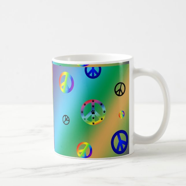 Caneca De Café Sinais de paz (Direita)