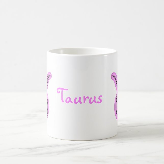 Caneca De Café Sinais do zodíaco, Taurus (Centro)