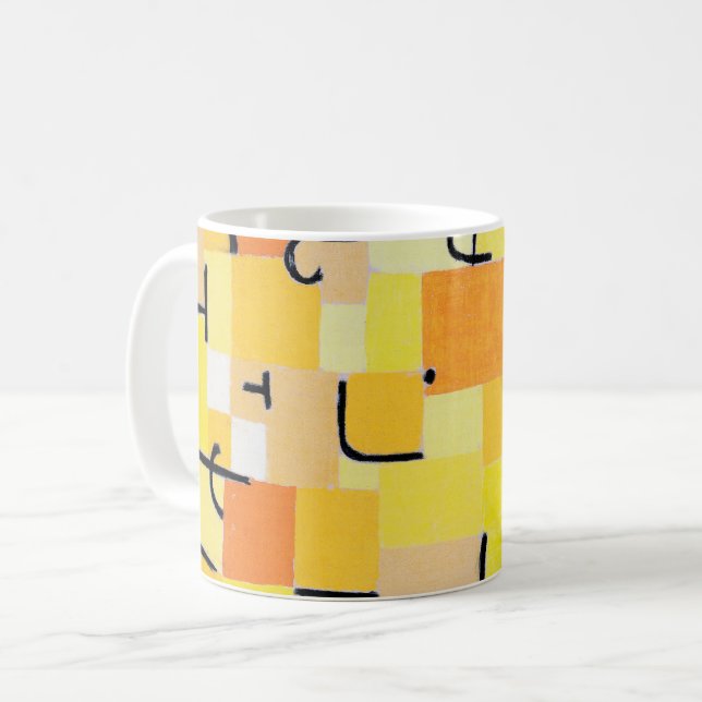 Caneca De Café Sinais em amarelo, Paul Klee (Frente Esquerda)