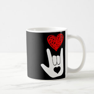 Caneca De Café Sinal Americano Sinal de Amor Sinal de Mão Sinal A
