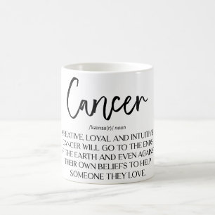 Caneca De Café Sinal Celestial Zodiac Mug/Definição de Cancer