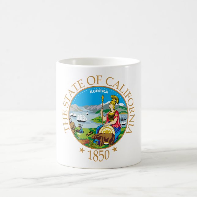 Caneca De Café Sinal da Califórnia (Centro)