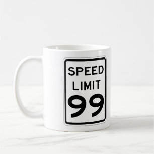 Caneca De Café Sinal de 99 MPH, muito divertido Copa de Café