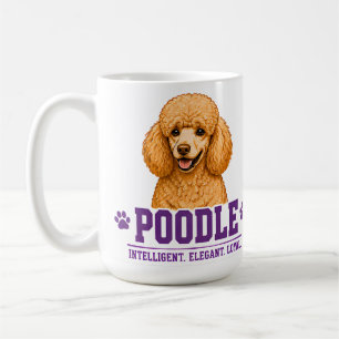 Caneca De Café 🐾 Sinal de Amante de Poodle 🐾
