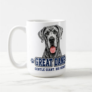 Caneca De Café 🐾 Sinal de Amante do Great Dane 🐾