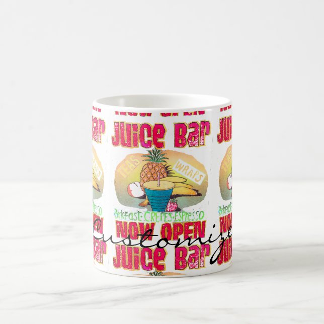 Caneca De Café Sinal de Bar de suco Thunder_Cove (Centro)