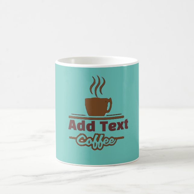 Caneca De Café Sinal de café, adicionar nome (Centro)
