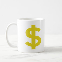 Caneca De Café Sinal de Dólar