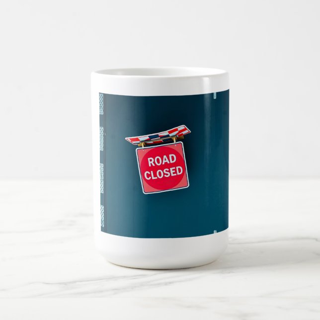Caneca De Café Sinal de Estrada Fechada (Centro)