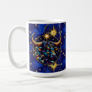 Caneca De Café Sinal de Horoscópio Taurus Zodiac Astrologia
