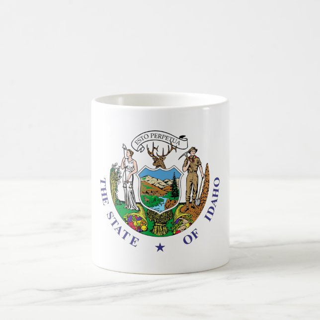 Caneca De Café sinal de Idaho (Centro)