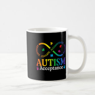 Caneca De Café Sinal de infinito do autismo aceitação da conscien