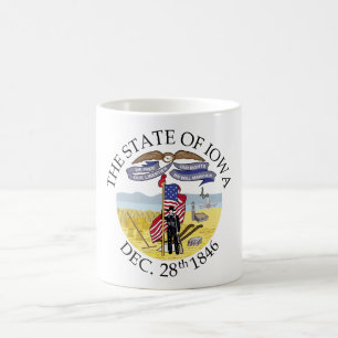 Caneca De Café Sinal de Iowa