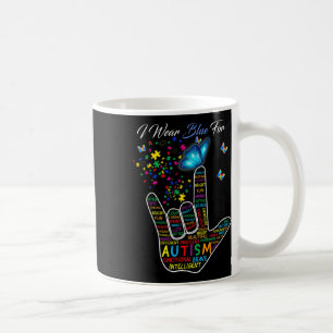 Caneca De Café Sinal de Linguagem de Sinais de Amor Asl Mão Eu Us