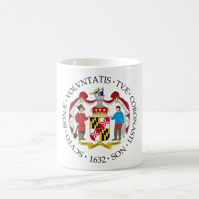 Caneca De Café Sinal de Maryland (Centro)
