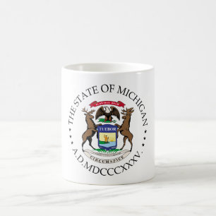 Caneca De Café Sinal de Michigan