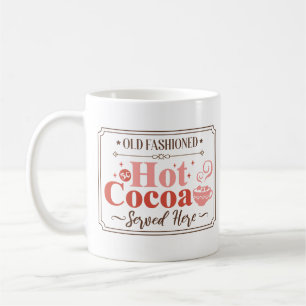 Caneca De Café Sinal de Natal de Cacau Quente