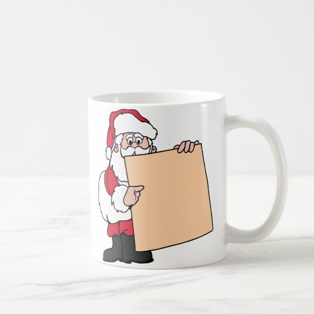 Caneca De Café Sinal de Papai Noel (Direita)