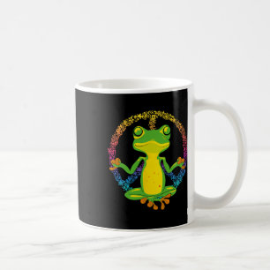Caneca De Café Sinal de Paz Ioga Rãs Legal Paz Sapo Tie Dye