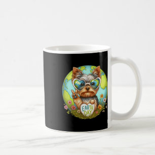 Caneca De Café Sinal de Paz Yorkshire Terrier Kids Mens Womens