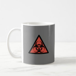 Caneca De Café Sinal de perigo vermelho