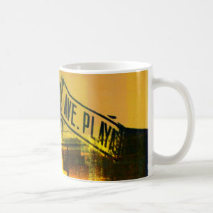 Caneca De Café Sinal de rua
