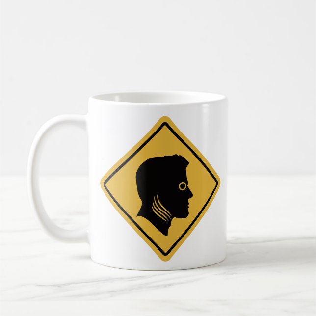 Caneca De Café Sinal de Rua Olhar Innsmouth (Esquerda)