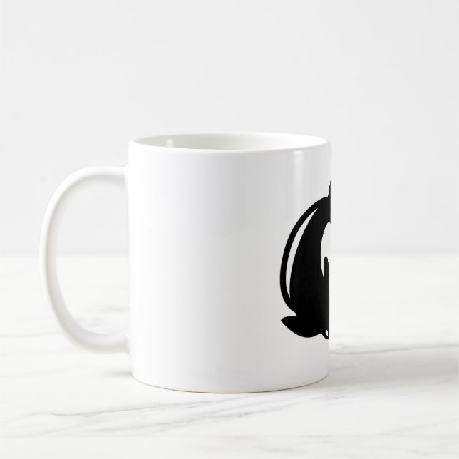 Caneca De Café Sinal de Símbolo Astrológico peixes (Esquerda)