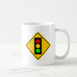 Caneca De Café Sinal de trânsito adiante