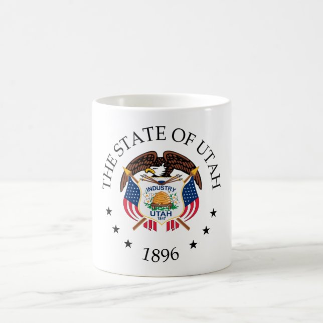 Caneca De Café Sinal de Utah (Centro)