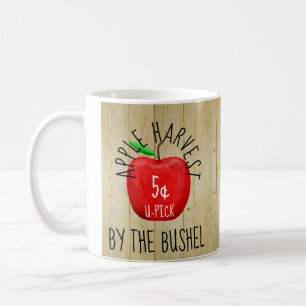 Caneca De Café Sinal de Vintage da Colheita Apple