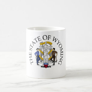 Caneca De Café Sinal de Wyoming