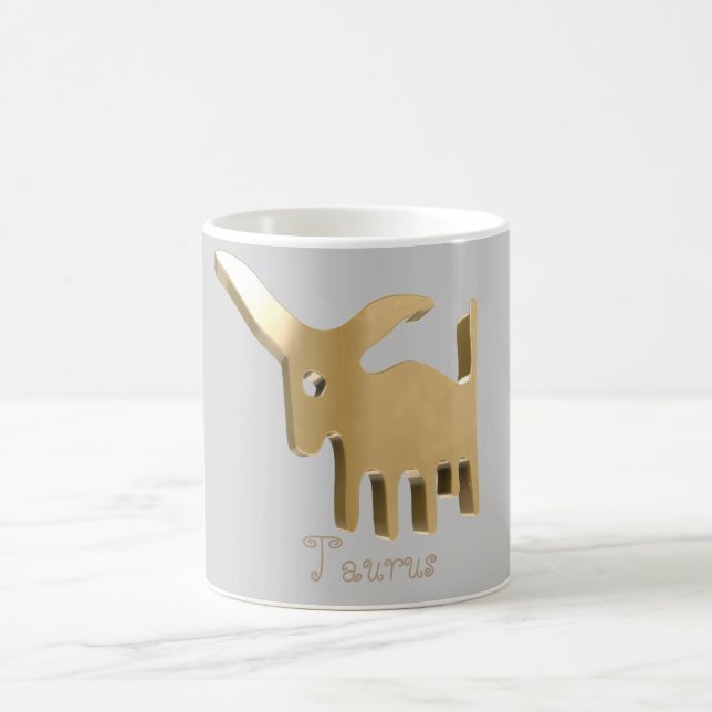 Caneca De Café Sinal do ouro do Taurus (Centro)