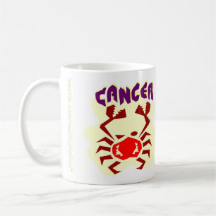 Caneca De Café Sinal do zodíaco do cancer