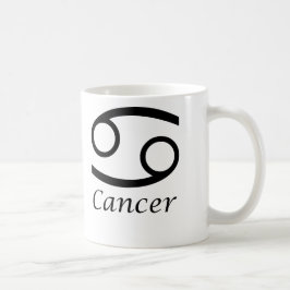 Caneca De Café Sinal do zodíaco do cancer do `'
