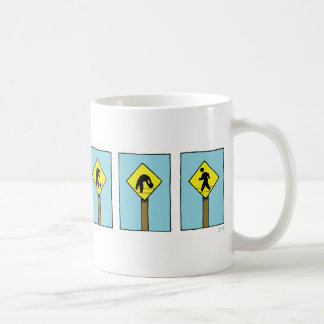 Caneca De Café Sinal humorístico de rua humorístico "Não Perder a