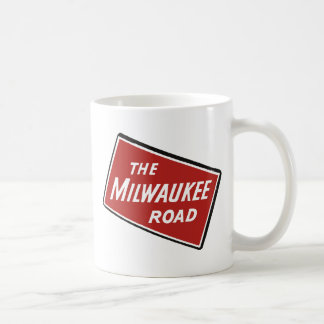 Caneca De Café Sinal Railway 2 da estrada de Milwaukee