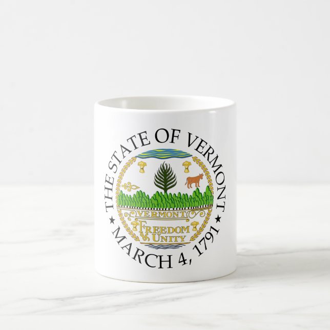 Caneca De Café sinal Vermont (Centro)