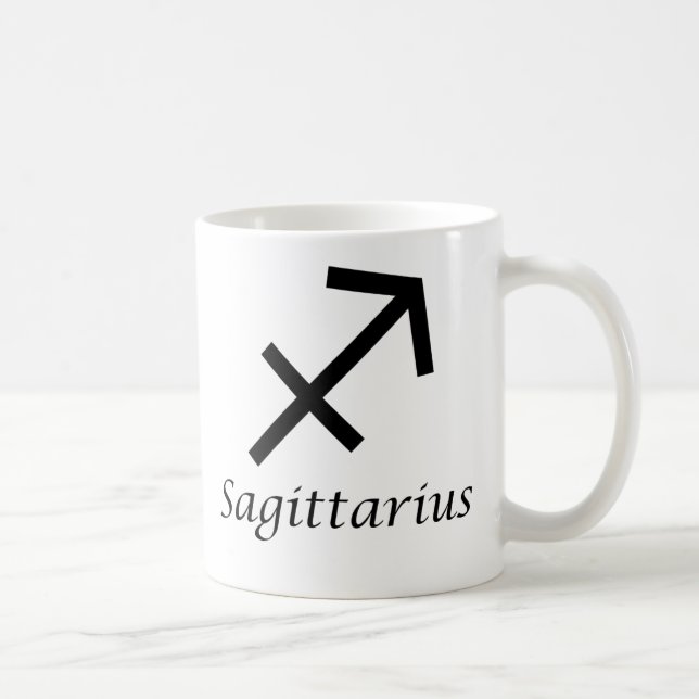 Caneca De Café Sinal Zodiac "Sagittarius" (Direita)