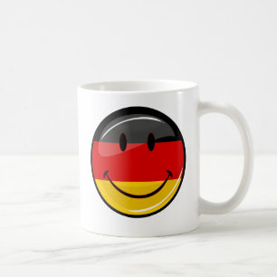 Caneca De Café Sinalizador alemão sorridente